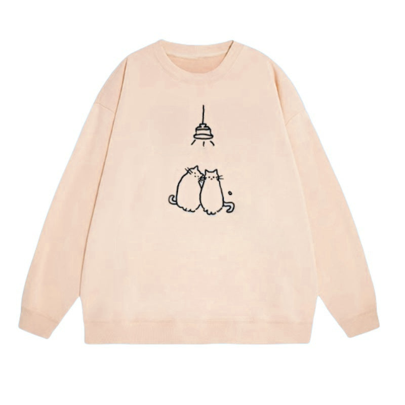 Artistic Hand-Painted Pattern Sweatshirt