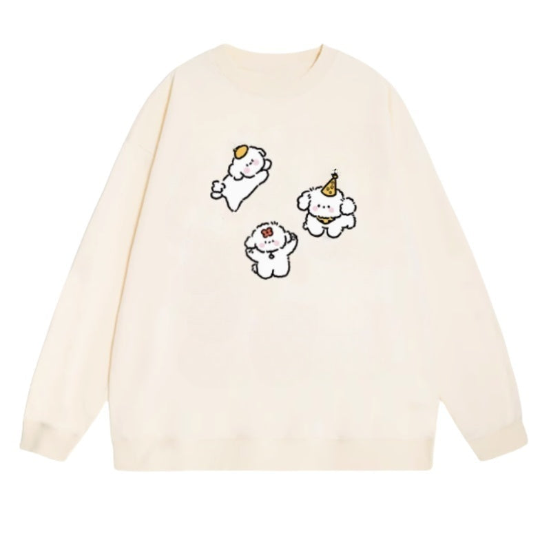 Adorable Three Puppies Sweatshirt